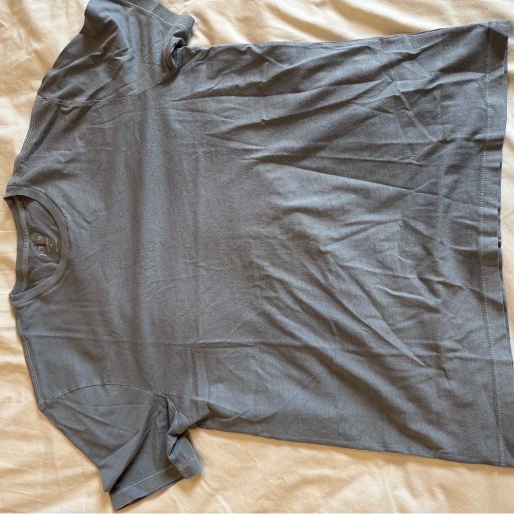 J. Crew Men's Broken In Tee - Relaxed - Medium - Slate Blue